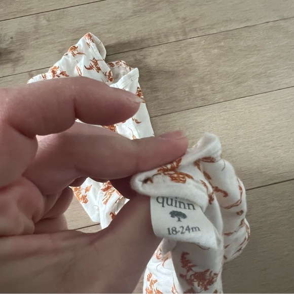 Kate Quinn Infant Baby Carrot Graphic Bamboo Onesie - Picture 5 of 5